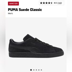 SOLD! Puma suede classic men’s size 7.5 or women’s 9